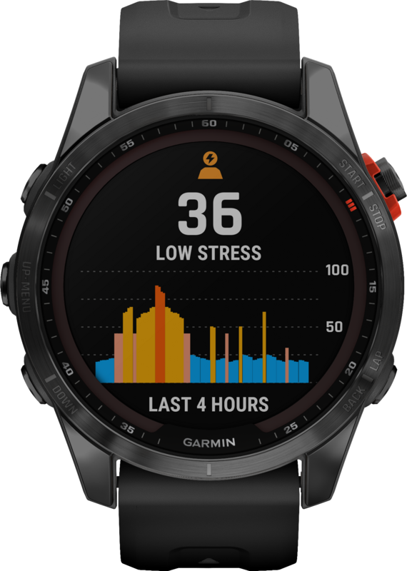 Garmin Fenix 7S Solar Zwart