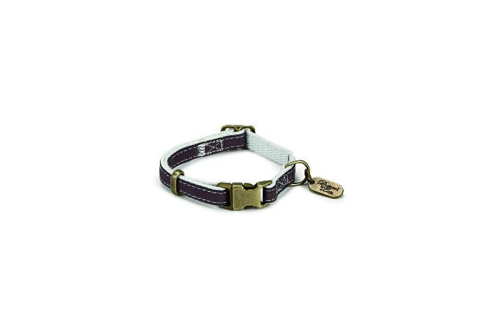 DBL Nylon Halsband Virante Bruin 20-30x1cm