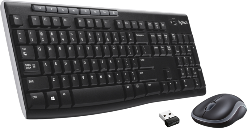 Logitech MK270 Draadloos Toetsenbord en Muis QWERTY