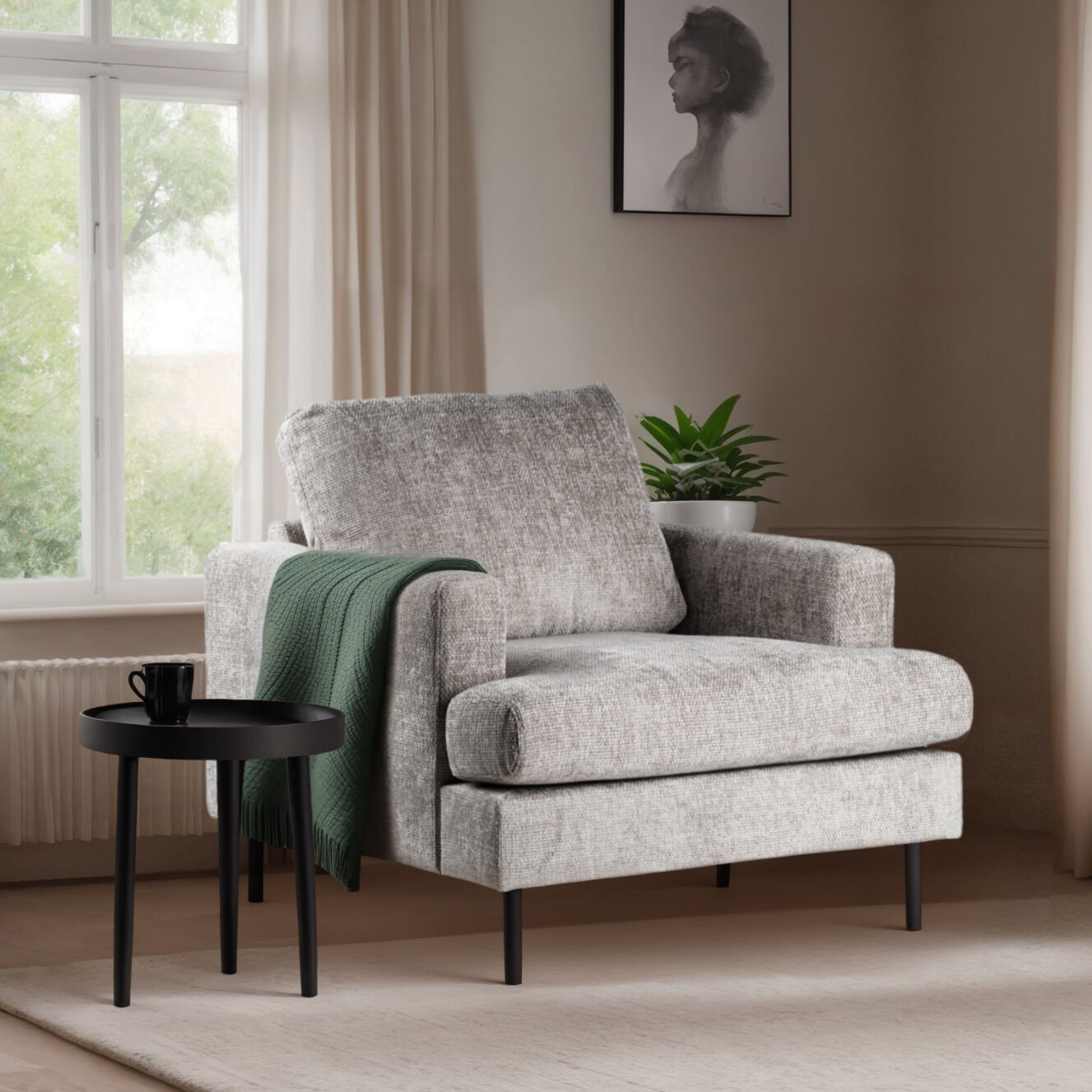 BASE Fauteuil Kendricks Geweven