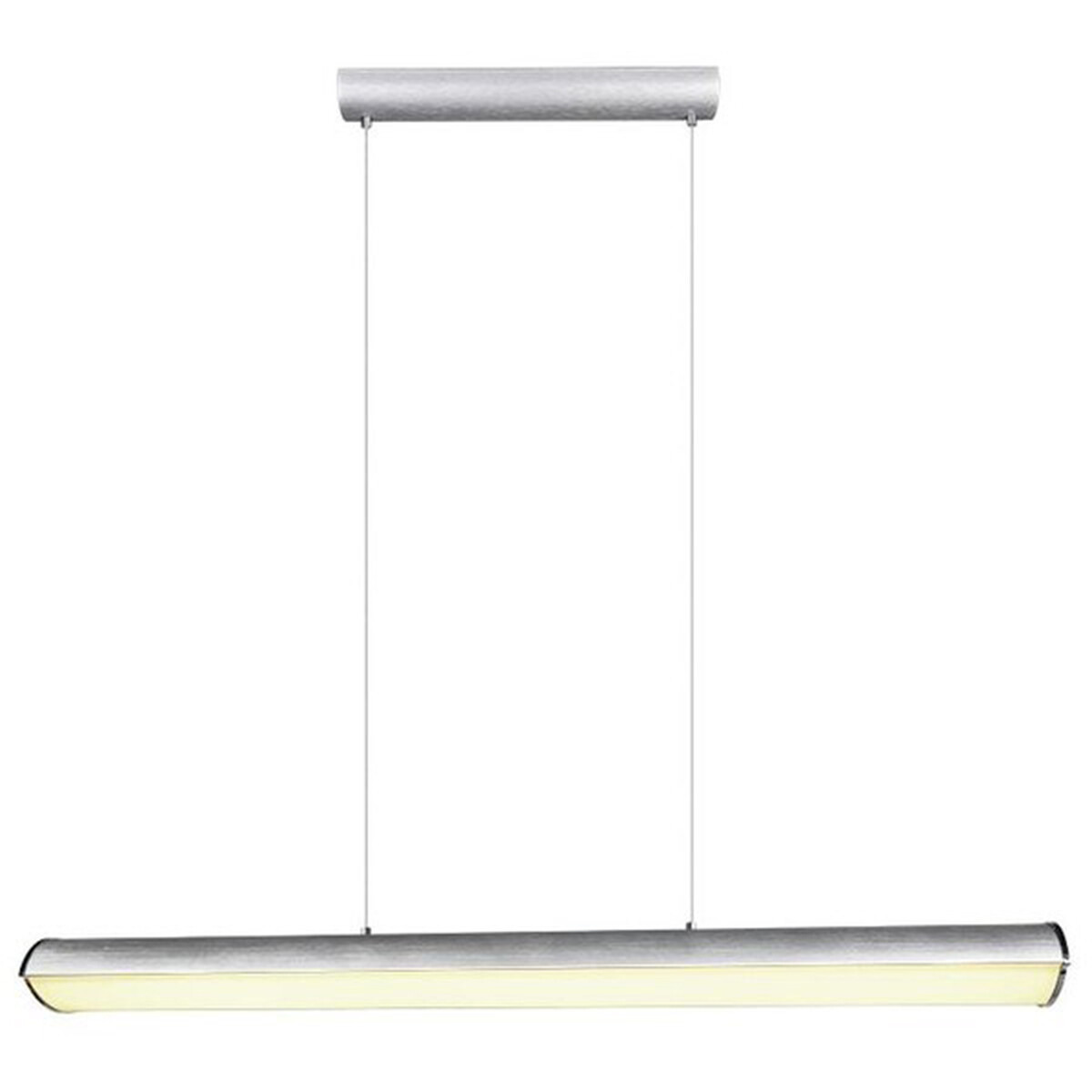 LED Hanglamp - Trion Coventa - 35W - Aanpasbare Kleur - Dimbaar - Rechthoek - Mat Titaan - Aluminium