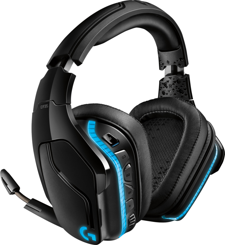 Logitech G935 Wireless 7.1 Surround Sound Lightsync Gaming Headset