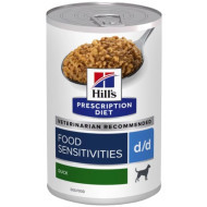 Hill&apos;s Prescription Diet D/D Food Sensitivities hondenvoer met eend & rijst 370 g 2 trays (24 x 370 g)