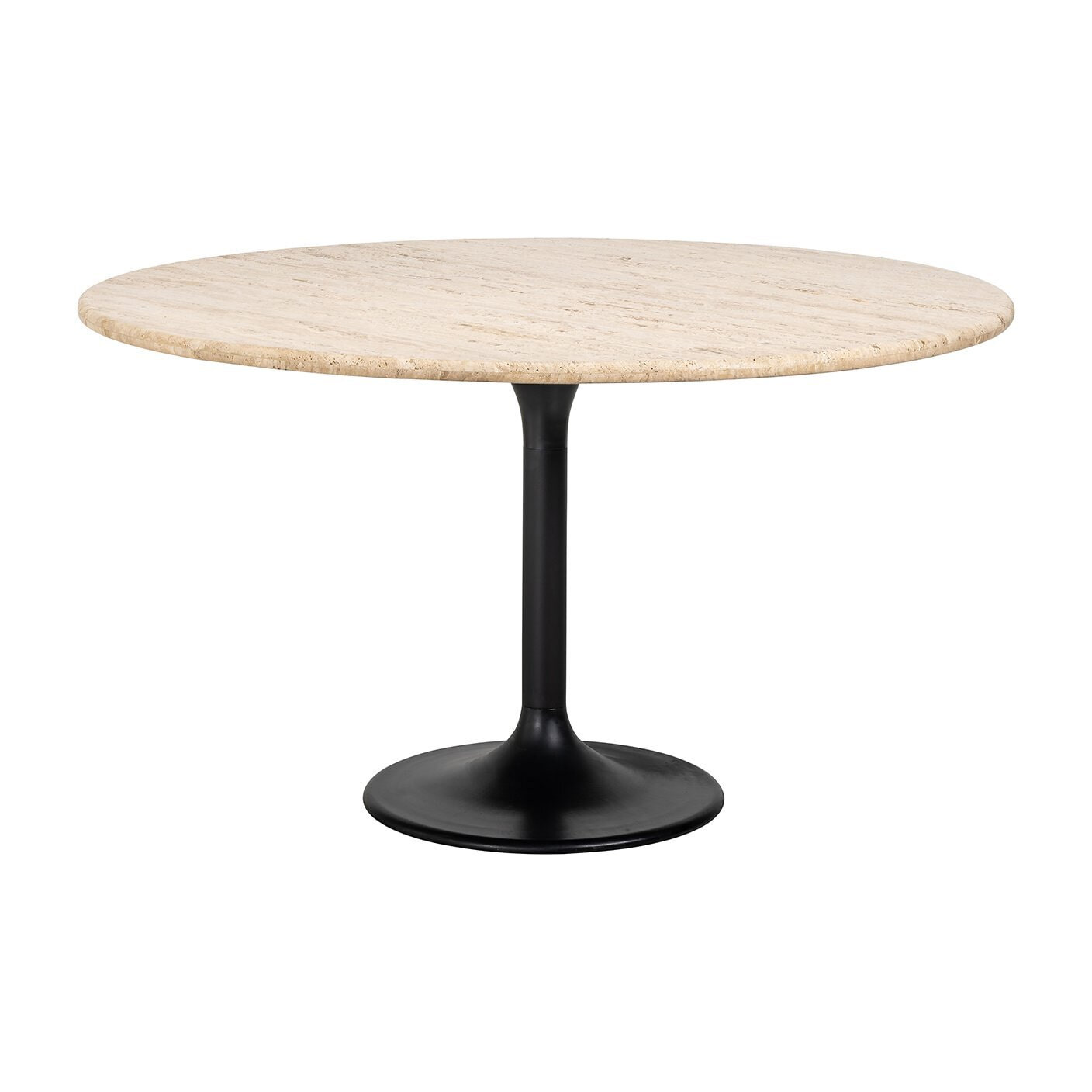 Richmond Eettafel Hampton Travertin,140cm - Beige - Rond