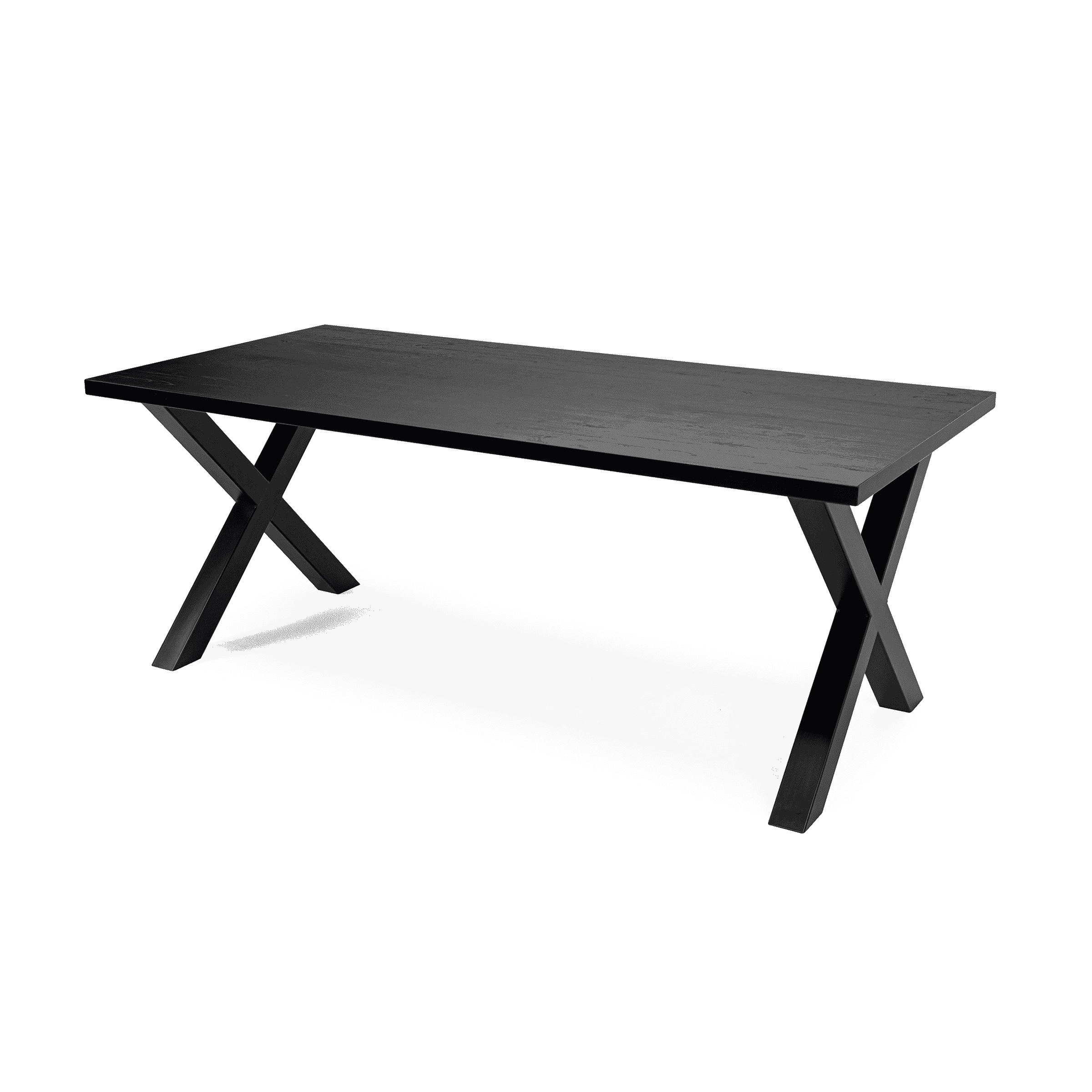 Stalux Eettafel Roos - zwart / zwart eiken