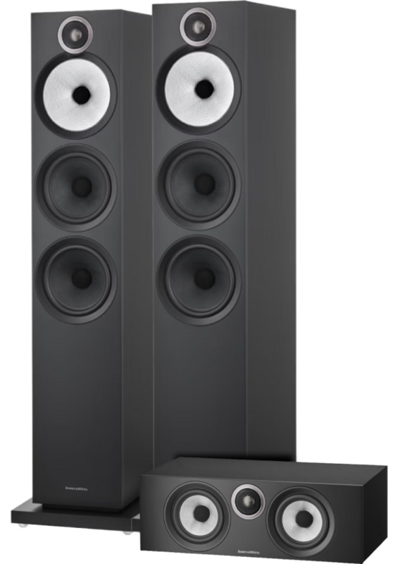 Bowers & Wilkins HTM6 S3 + 603 S3 (per paar) Zwart