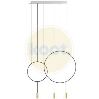 Estiluz - Revolta L73.1S1D hanglamp Wit