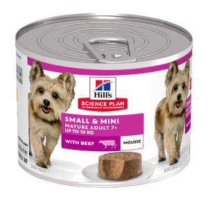 Hill&apos;s Mature Adult 7+ Small & Mini mousse met rund natvoer hond 12 x 200 g