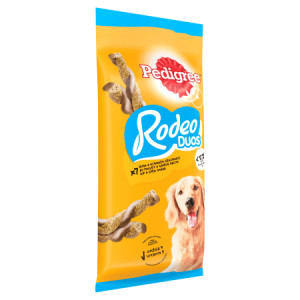 Pedigree Rodeo Duos met kip en speksmaak hondensnack (123 gr) 5 x 123 g