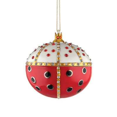 Alessi Fleurs de Jori Kerstornament "Re Coccinello"