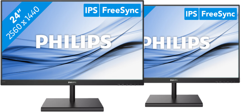 2x Philips 245E1S