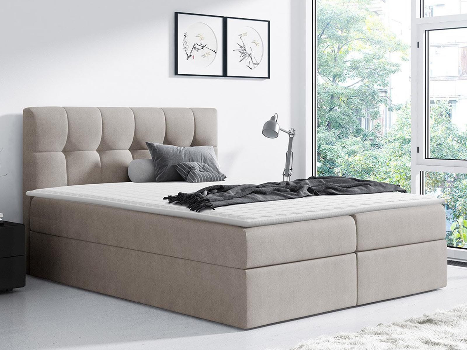 Boxspring RINNO 180x200 cm beige