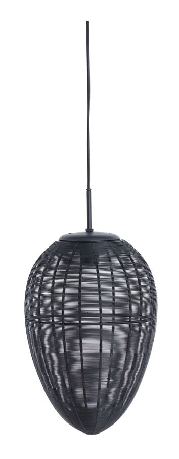 Light & Living Hanglamp Yaelle Ø26cm - Mat Zwart