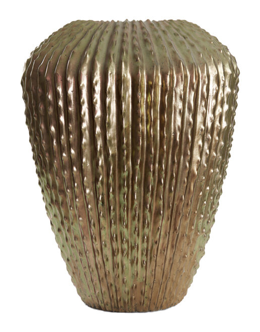 Light & Living Vaas 'Cacti' 88cm hoog, kleur Antiek Brons