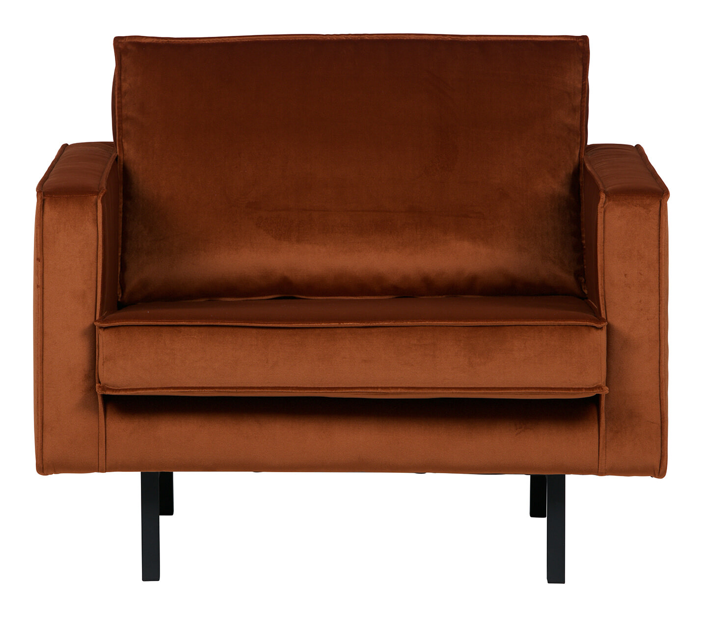 BePureHome Fauteuil Rodeo - Roest - Velvet