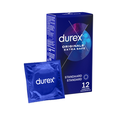 Durex Originals Extra Safe - Condoms - 12 Pieces