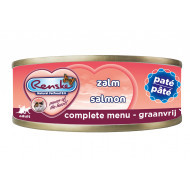 Renske paté zalm nat kattenvoer (70 gram) 1 tray (24 x 70 g)