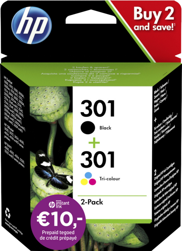 HP 301 Cartridges Combo Pack