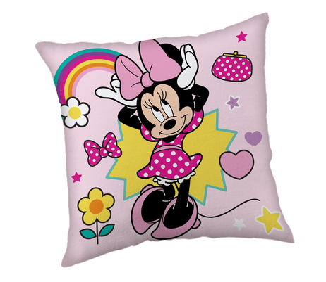 Minnie Mouse sierkussen Rainbow 40x40 cm