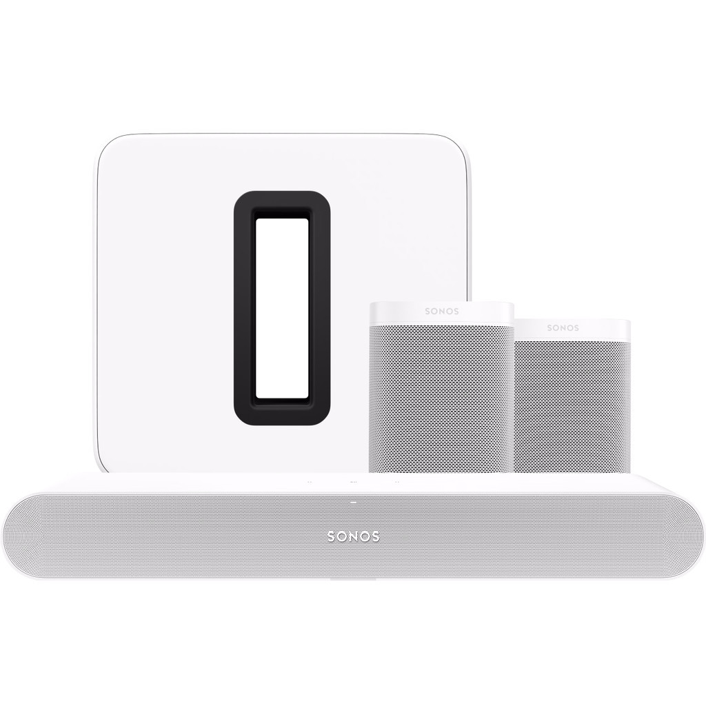 Sonos Ray Wit + One (2x) + Sub G3