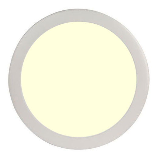 LED Paneel Slim - Ø30 Warm Wit 2700K - 24W Inbouw Rond - Mat Wit - Flikkervrij