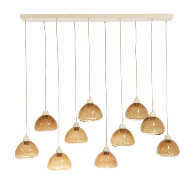 Light & Living Hanglamp 'Bisho' 10-Lamps, kleur Bruin