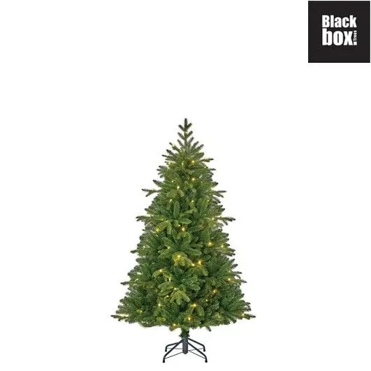 Black Box kunstkerstboom Brampton met led h120 x d86 groen