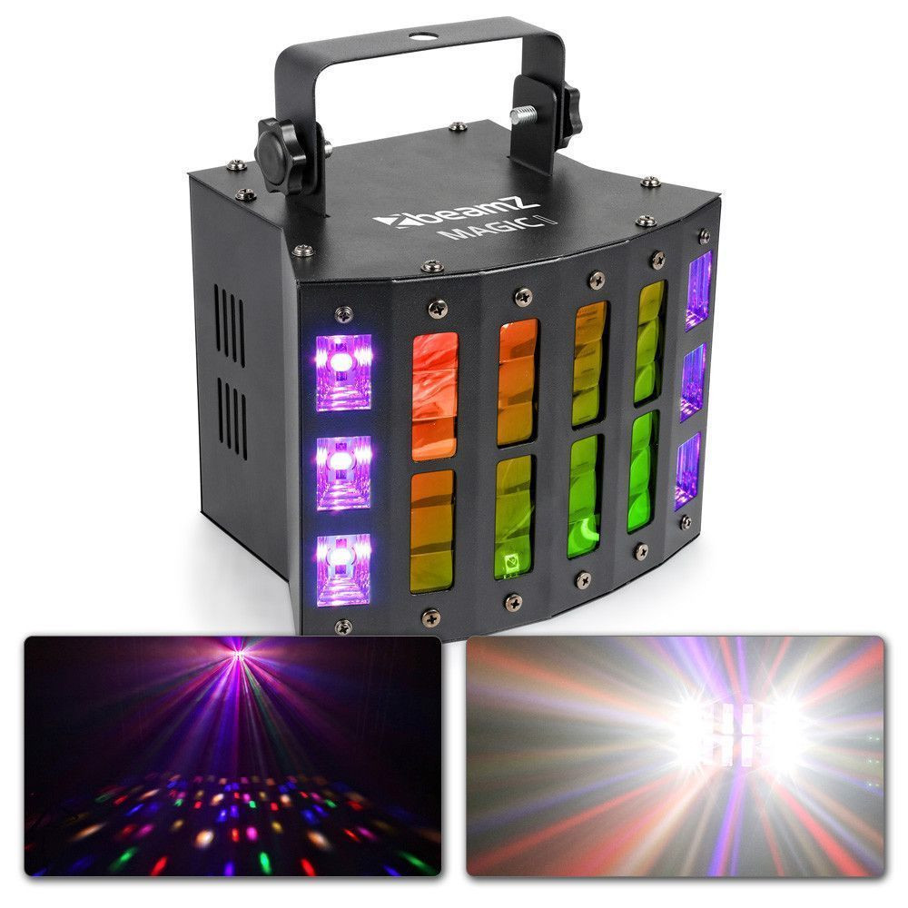 BeamZ Magic1 - LED Derby, blacklight en stroboscoop in één