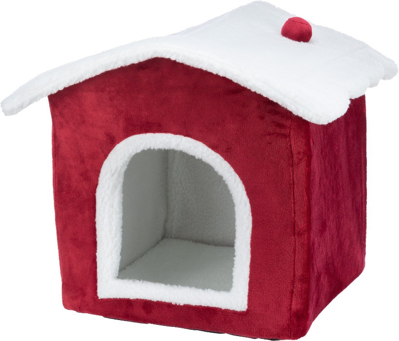 Trixie kattenmand huis rood/wit