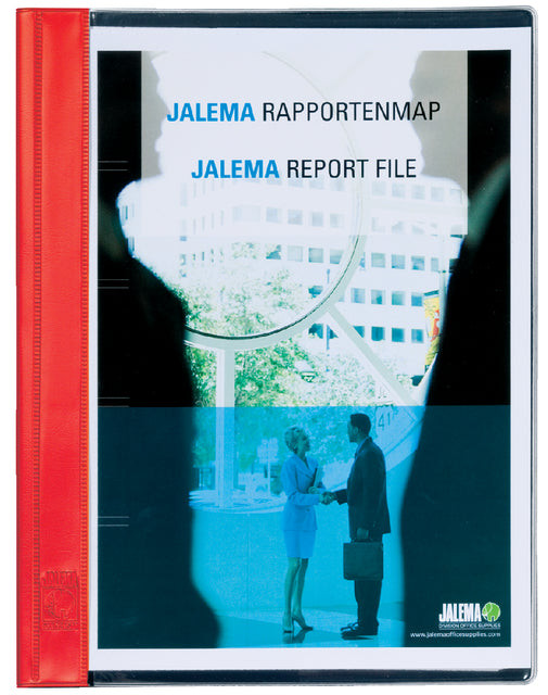 Rapportenmap Jalema A4 met snelhechter rood | 10 stuks