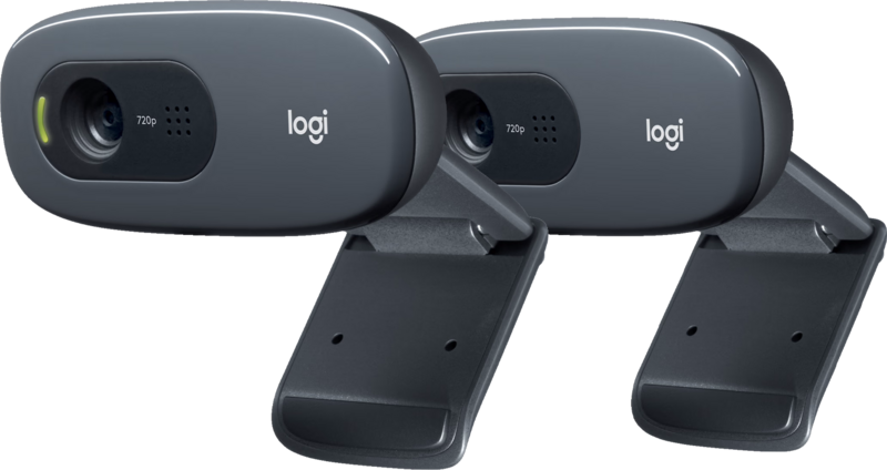 Logitech C270 HD-Webcam 2-pack