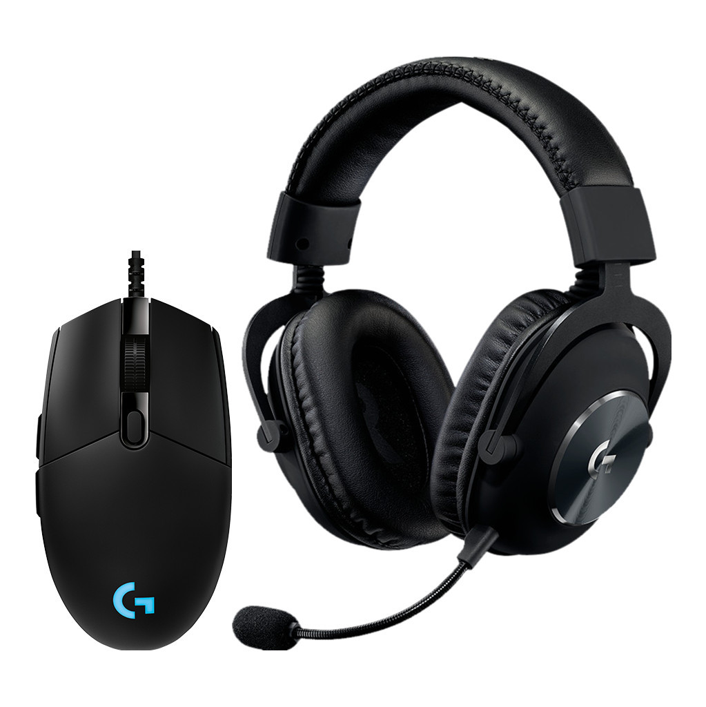 Logitech G Pro X Gaming Headset + Logitech G Pro Hero Gaming Muis