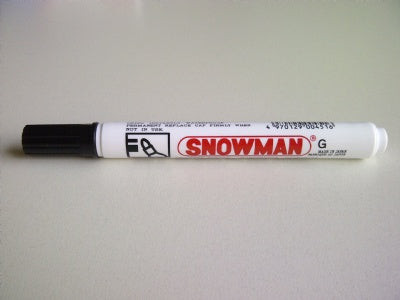 Stift Snowman NG-12 zwart permanent mark - 110 stuks