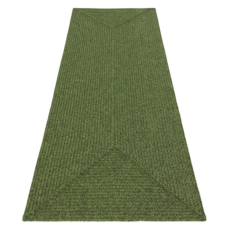 Jute Vloerkleed Braids Groen - NORTHRUGS - 160x230 cm - Rechthoek - Dekbed-Discounter.nl