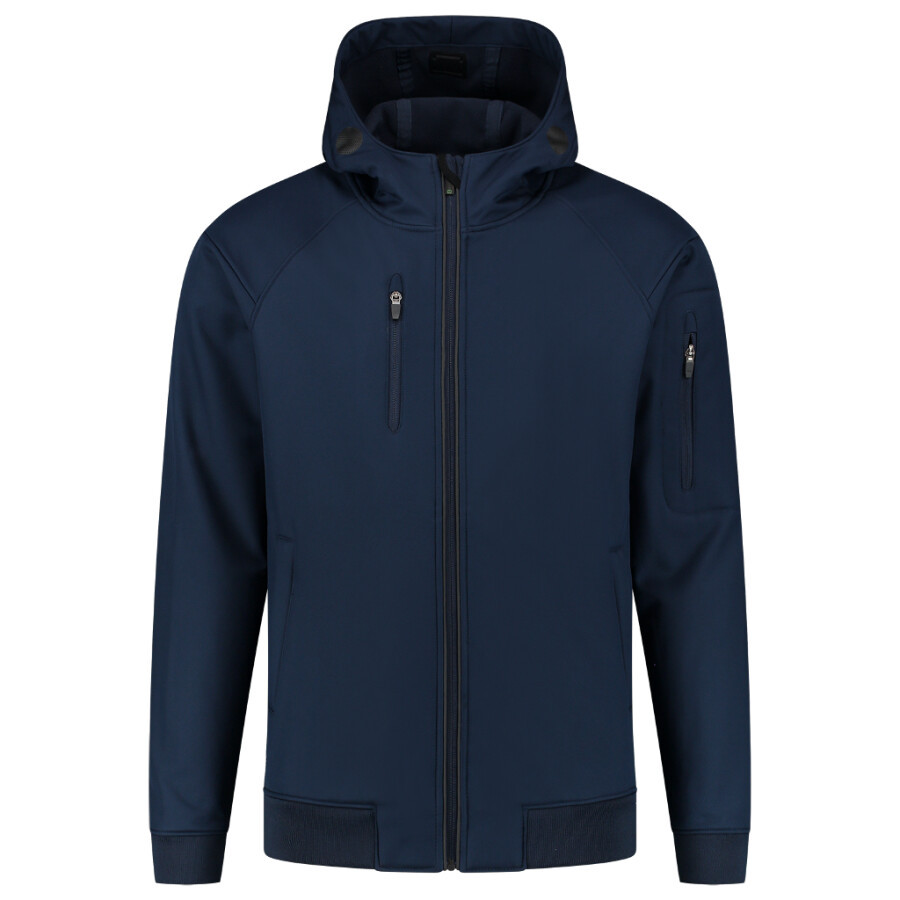 Tricorp softshell bomber capuchon - RE2050 - 402704 - inkt blauw - maat L