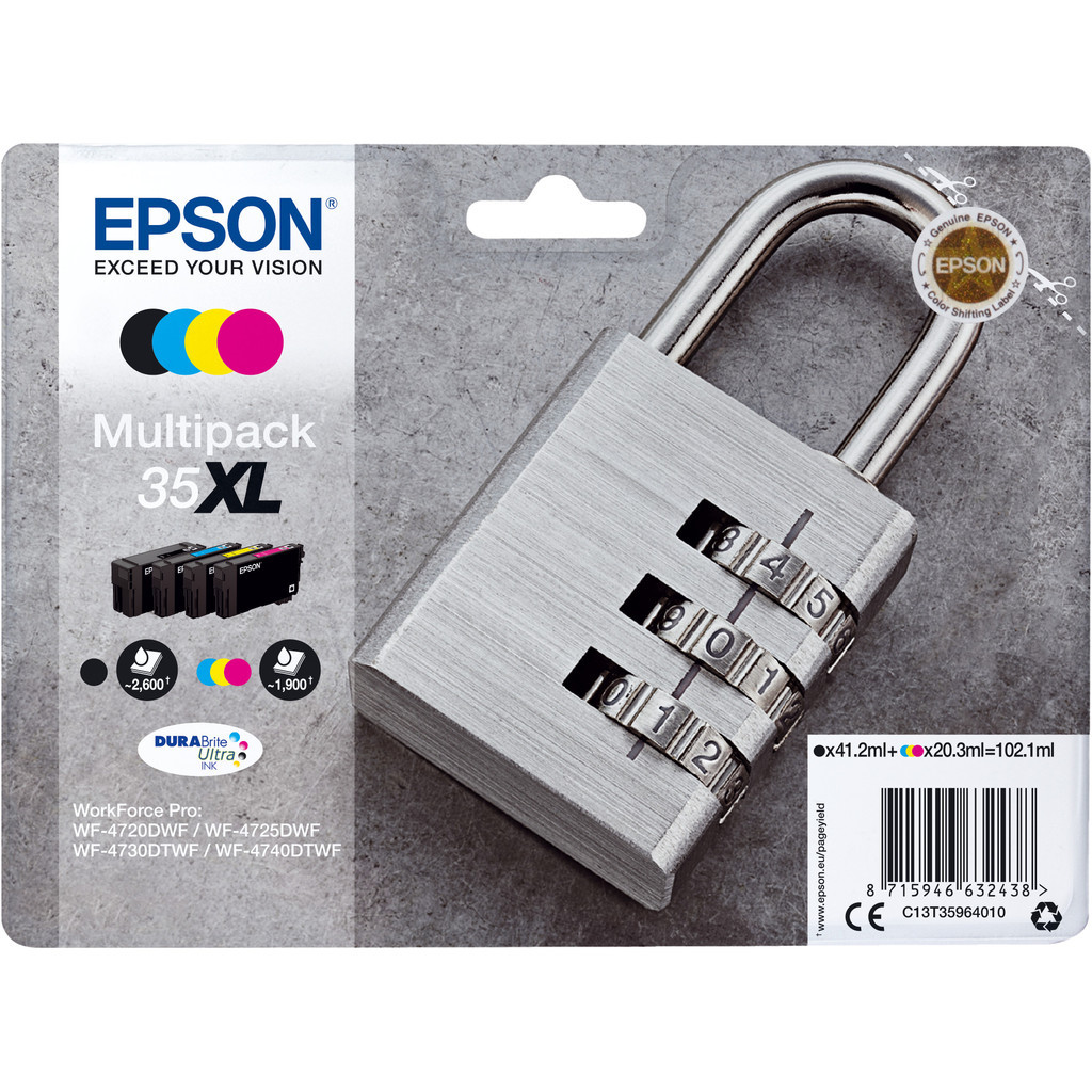 Epson 35XL Cartridges Combo Pack