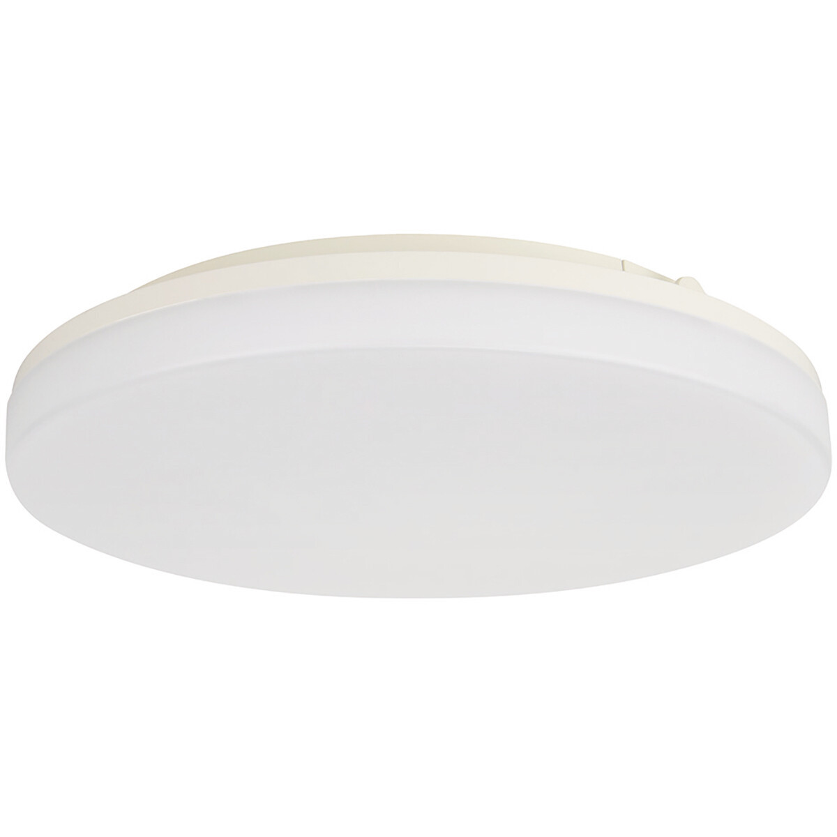 LED Plafondlamp - Plafondverlichting - Badkamerlamp - Andres - Opbouw Rond 20W - Waterdicht IP54 - Helder/Koud Wit 6400K - Mat Wit - Kunststof