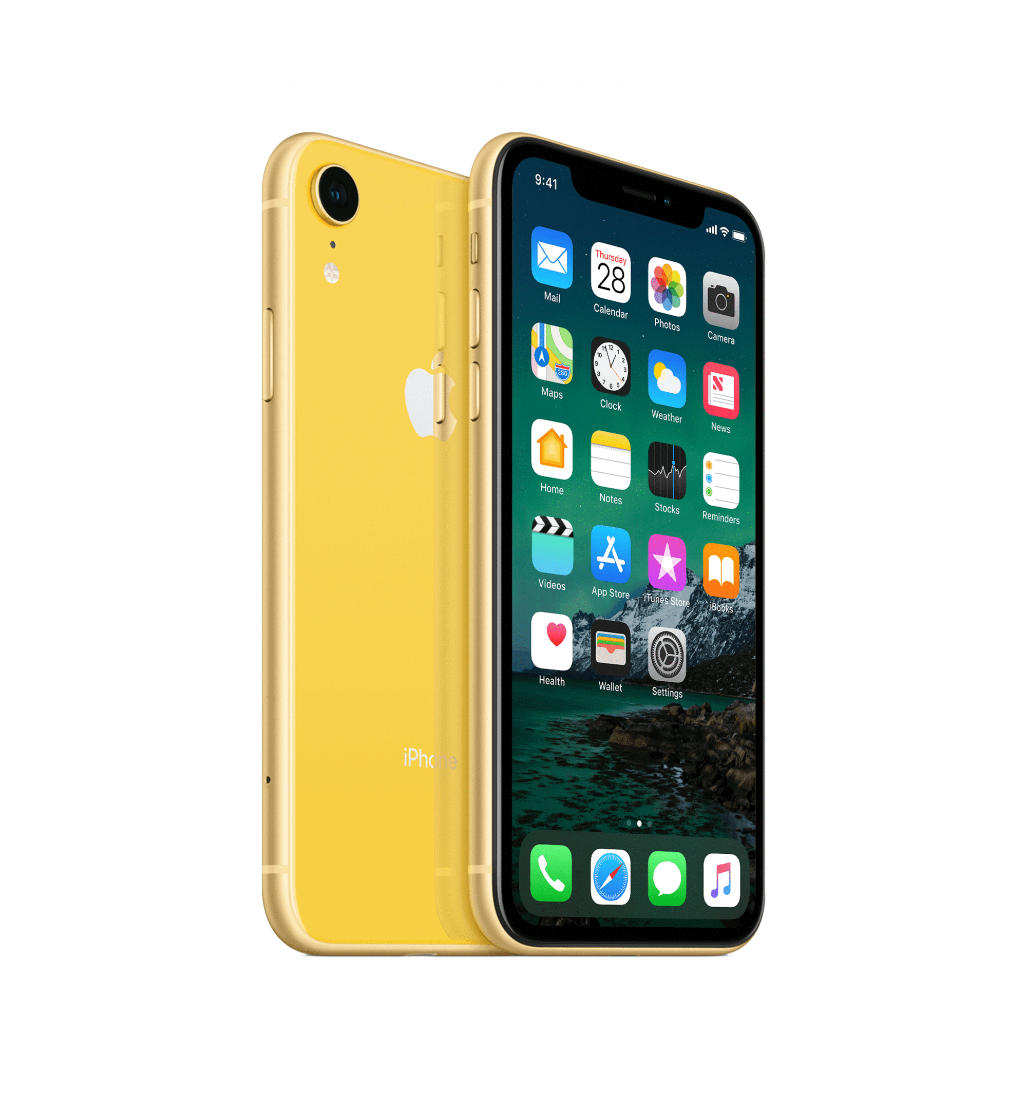 Refurbished iPhone XR 256 GB Geel Zichtbaar gebruikt