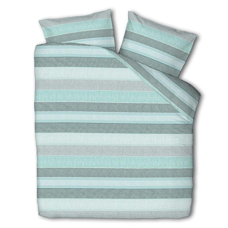 Dekbedovertrek Ocean Stripes Dekbedovertrek - Tweepersoons (200x220 cm) - Meerkleurig Polyester-katoen - Dessin: Strepen - Luna Bedding -