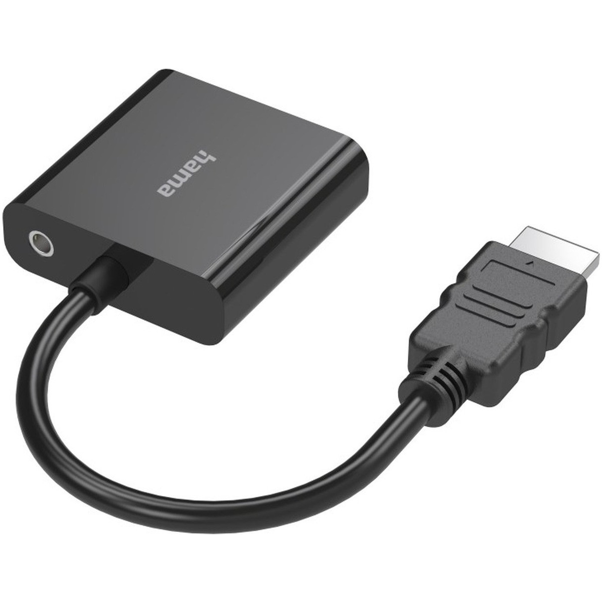 Hama Adapter HDMI - VGA met 3.5mm jack stereo Optische kabel Zwart