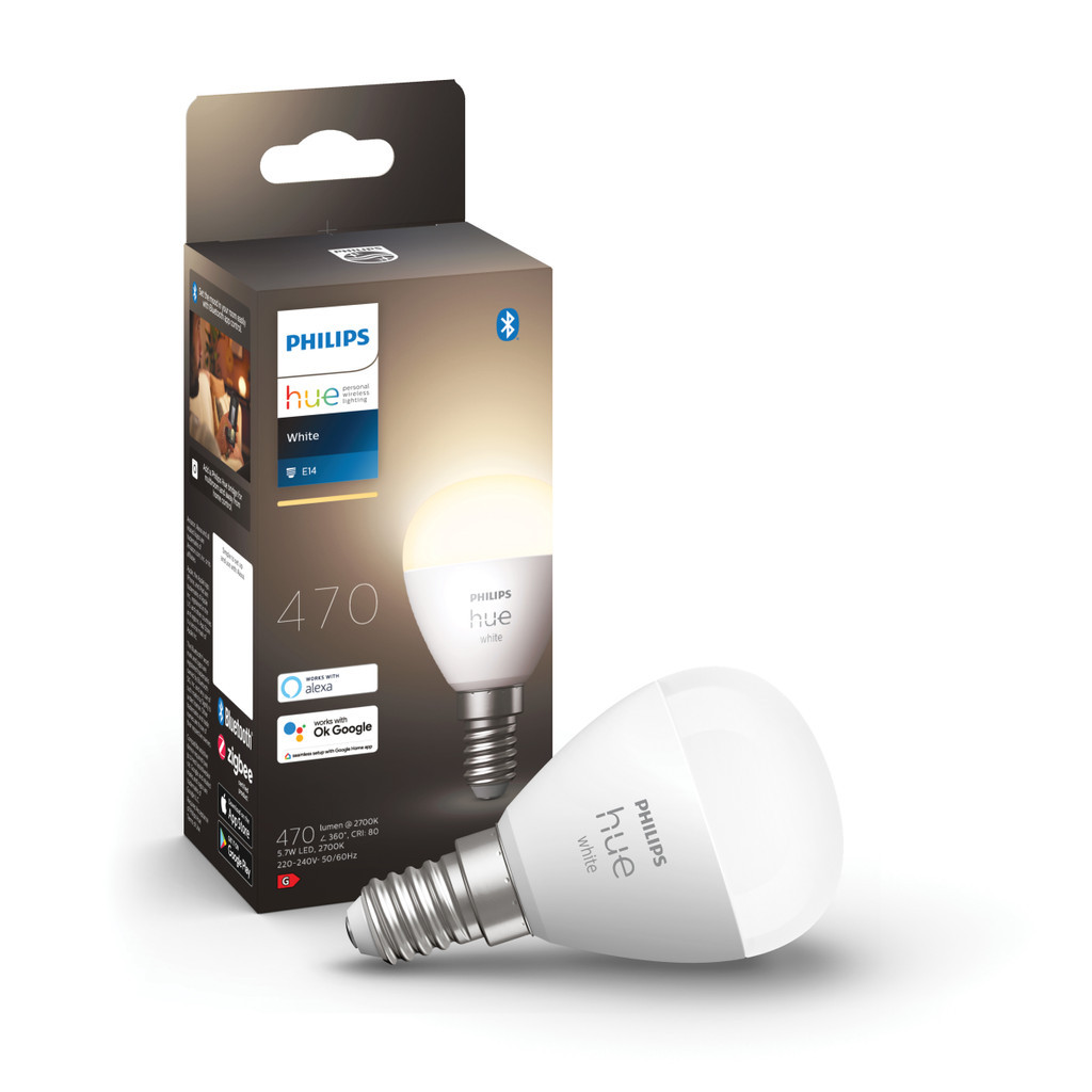 Philips Hue Kogellamp White E14 Losse lamp