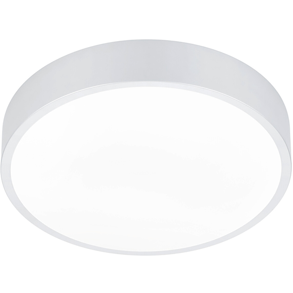 LED Plafondlamp - Plafondverlichting - Trion Wilson - 28W - Aanpasbare Kleur - Dimbaar - Rond - Mat Wit - Aluminium