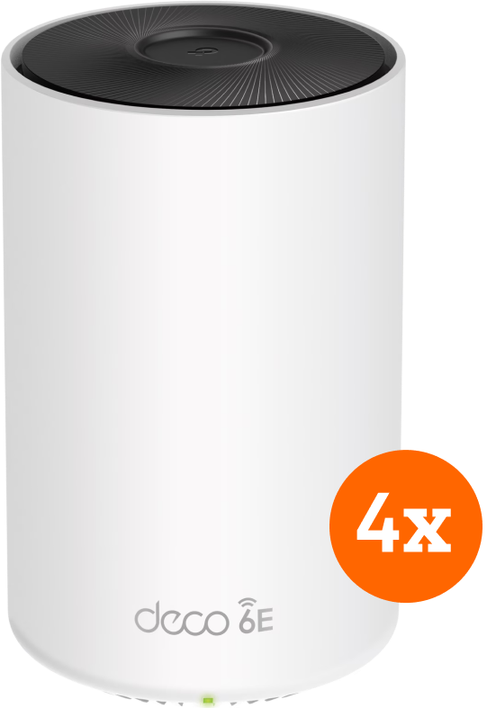 TP-Link Deco XE75 Mesh Wifi 6E 4-pack