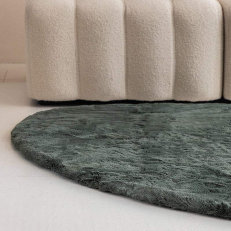 Vloerkleed Comfy Stone Mos 110 x 160 cm Groen - Grandstone - 110x160 cm - Dekbed-Discounter.nl