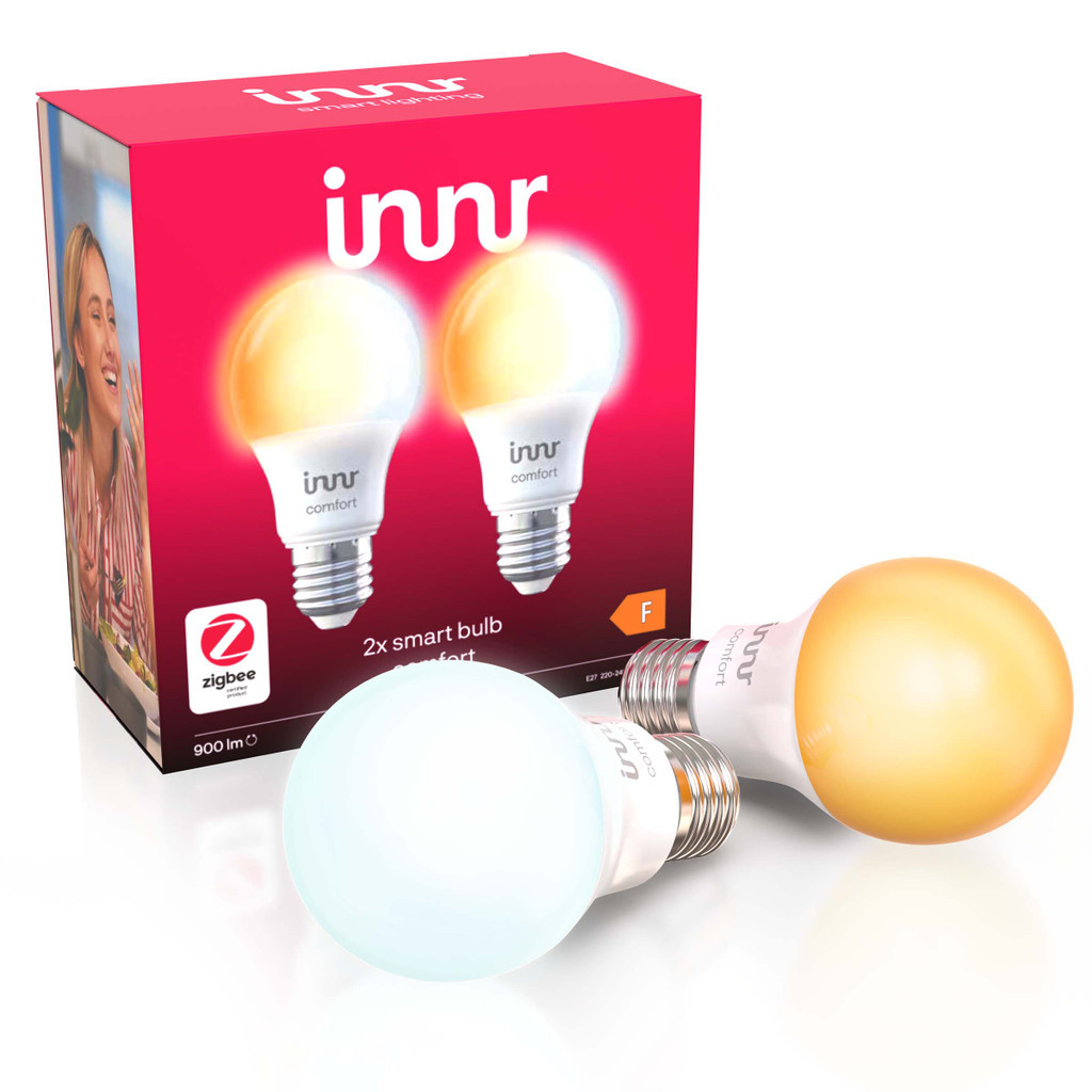 Innr Smart lamp E27 - Warm tot Koelwit - werkt met Philips Hue 2-pack