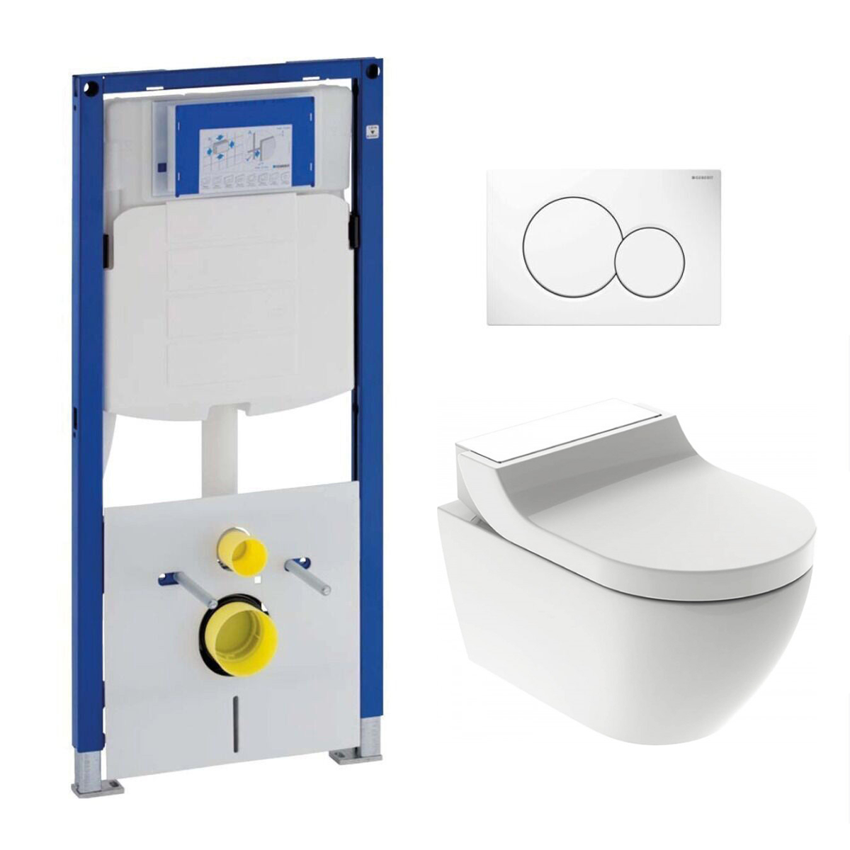 Geberit UP320 toiletset met Geberit AquaClean Tuma Comfort douche wc