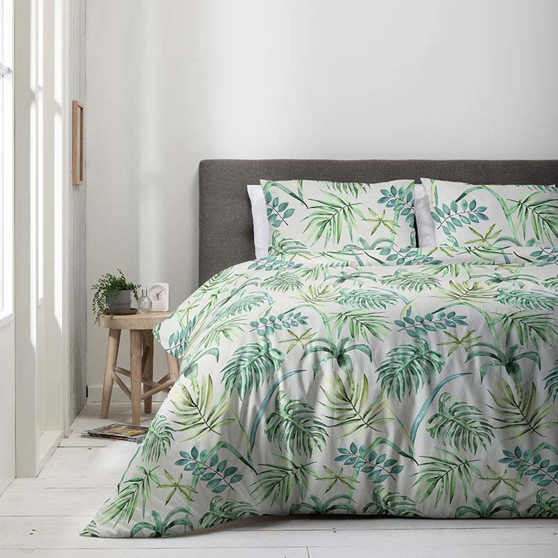 Dekbedovertrek Luna Flowers Dekbedovertrek - Lits-Jumeaux (240x220 cm) - Meerkleurig Microvezel - Dessin: Bloemen - Luna Bedding -