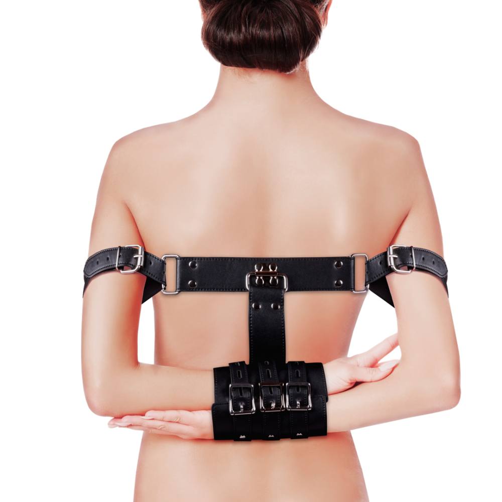 Ouch! by Shots Complete Arm Restraints - Black