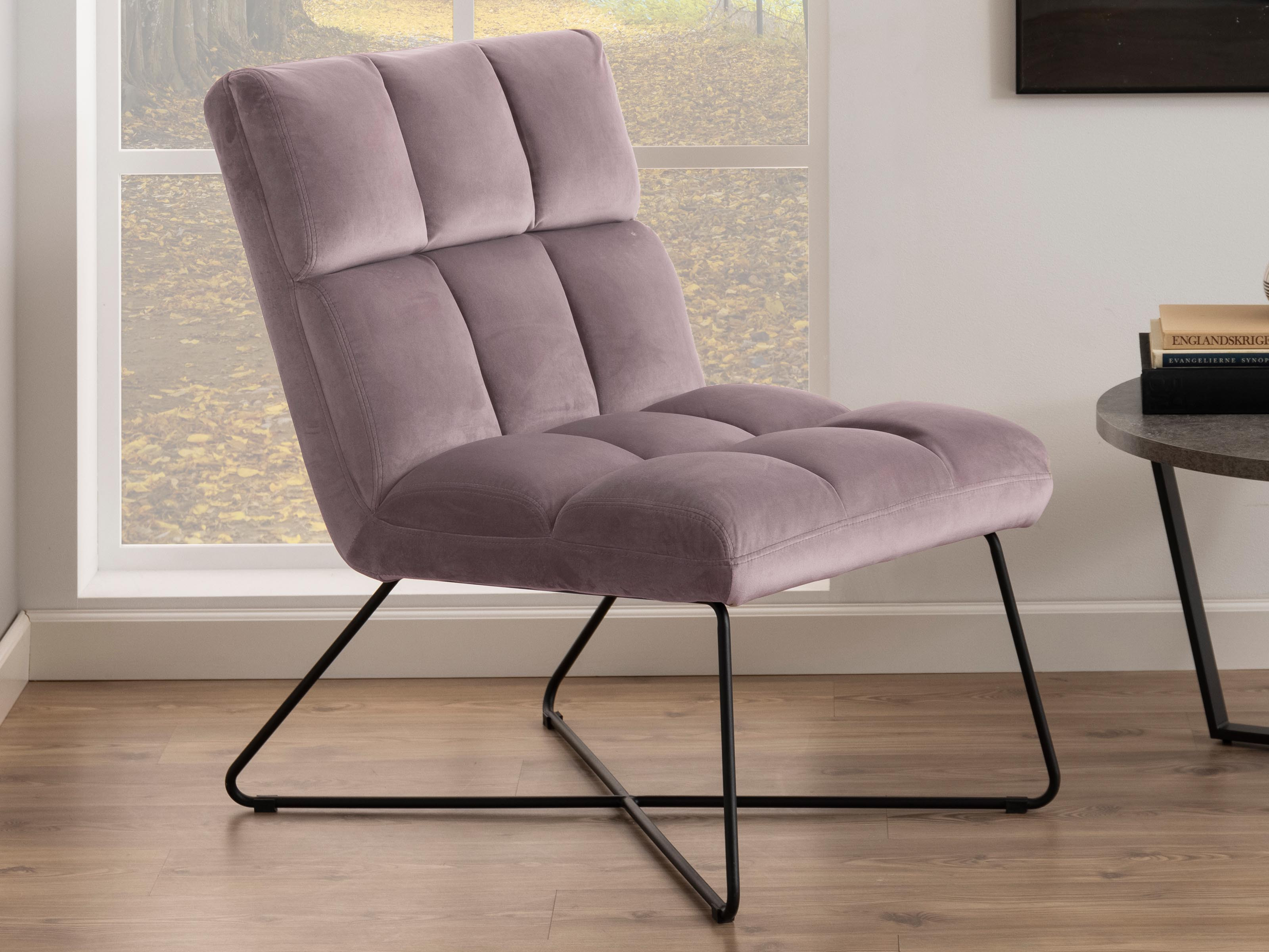 Fauteuil BOALA lichtroze