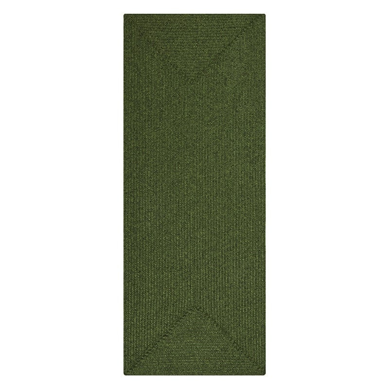 Jute Vloerkleed Braids Groen - NORTHRUGS - 120x170 cm - Rechthoek - Dekbed-Discounter.nl